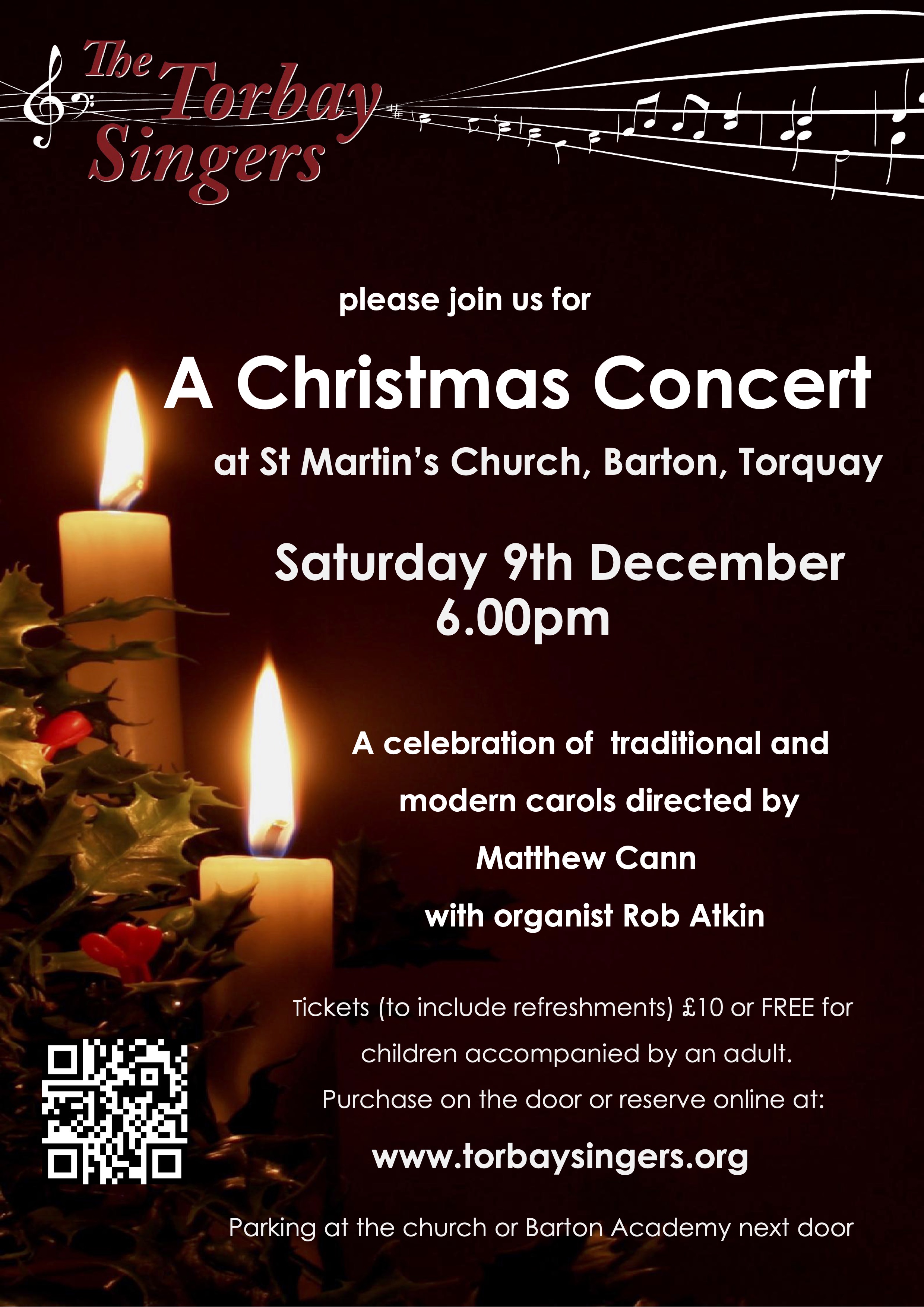 Christmas Concert at St. Martin's Church, Barton Hill Road, Torquay